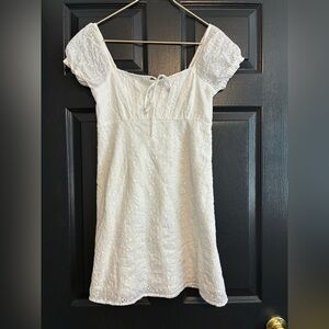 Hollister White Eyelet Dress